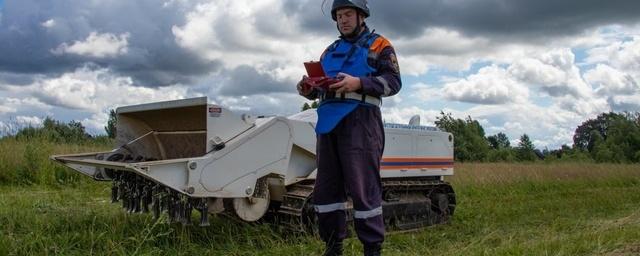 В Тверской области робот помог найти останки семи солдат и 90 мин