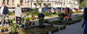 В ЖК «Опалиха О3» в Красногорске высадили новые деревья и кустарники