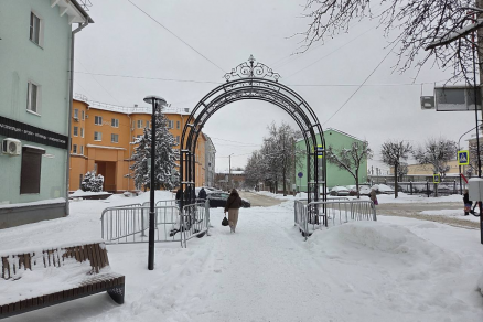 Мэр Александр Новиков: В новом сквере на улице Докучаева в Смоленске устанавливают исторические кованые арки из сада Блонье