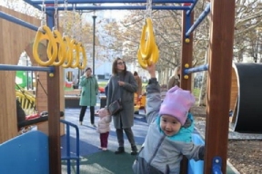 На набережной Новороссийска обустроили новую детскую площадку