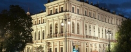 Новое оформление получил дворец Труда в Санкт-Петербурге
