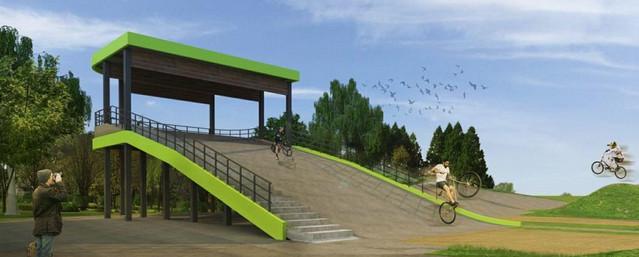 В промзоне Курьяново вместо аквапарка построят спортивный парк