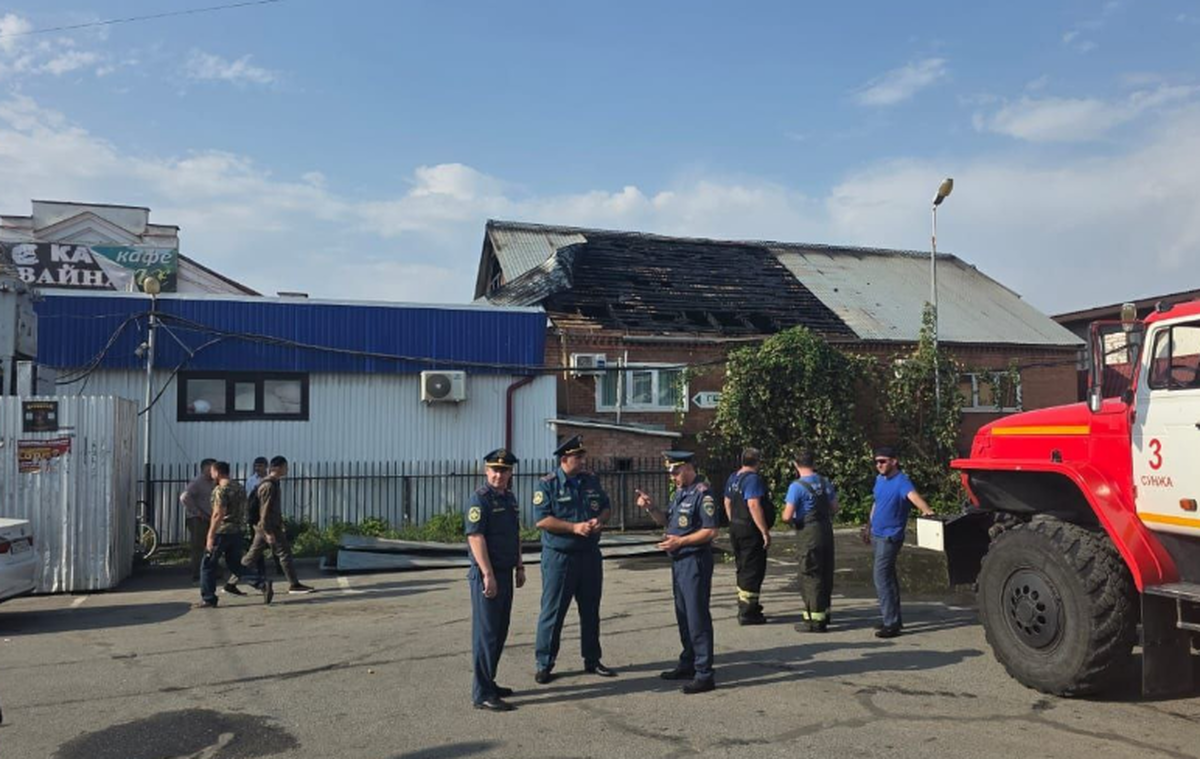 Пожарные Ингушетии потушили возгорание в Сунже