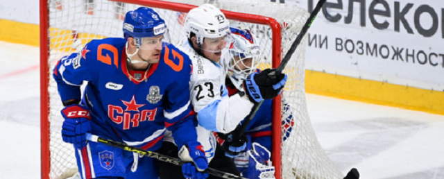 СКА потерпел поражение от минского «Динамо» в стартовом матче плей-офф