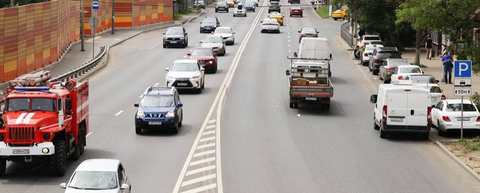 В Красногорске окончен ремонта дорожного участка