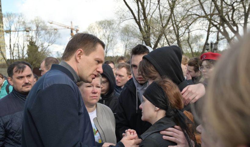 В Красногорске назвали сквер в память о погибшем воине Андрее Назырове