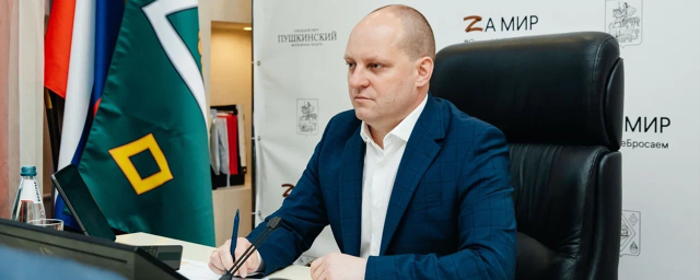 Максим Красноцветов рассказал о поддержке бизнеса в Пушкинском г.о. Андрею Воробьеву