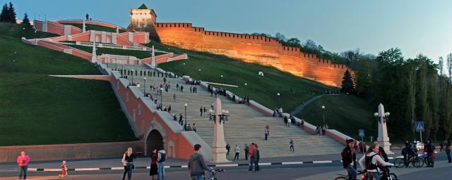 В Нижнем Новгороде начали восстанавливать Чкаловскую лестницу