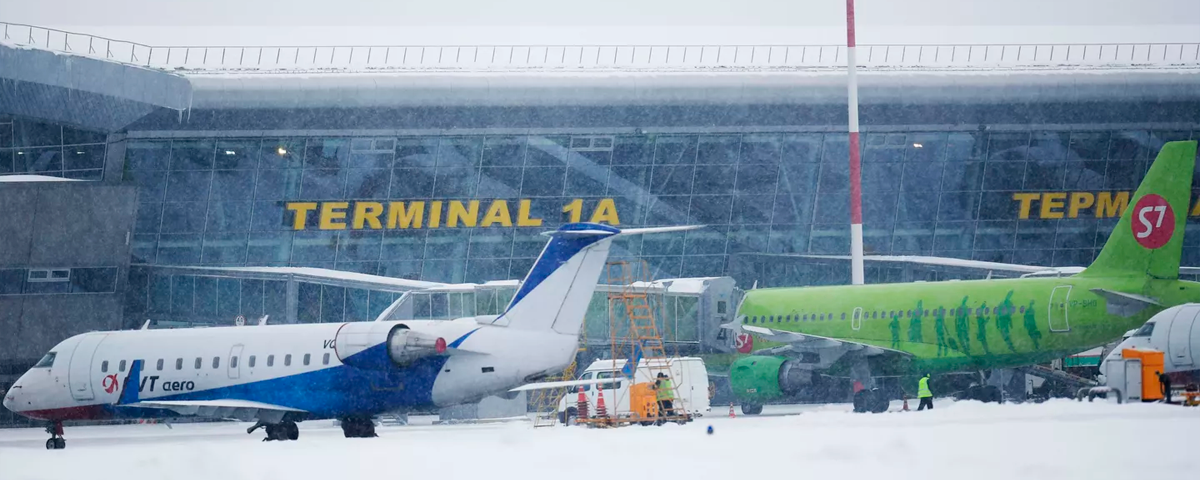 В аэропорту Казани задержали 44 рейса из-за непогоды