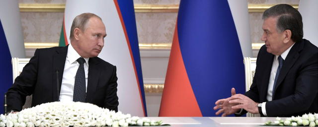 Путин и Мирзиёев обменялись поздравлениями с Днем Победы
