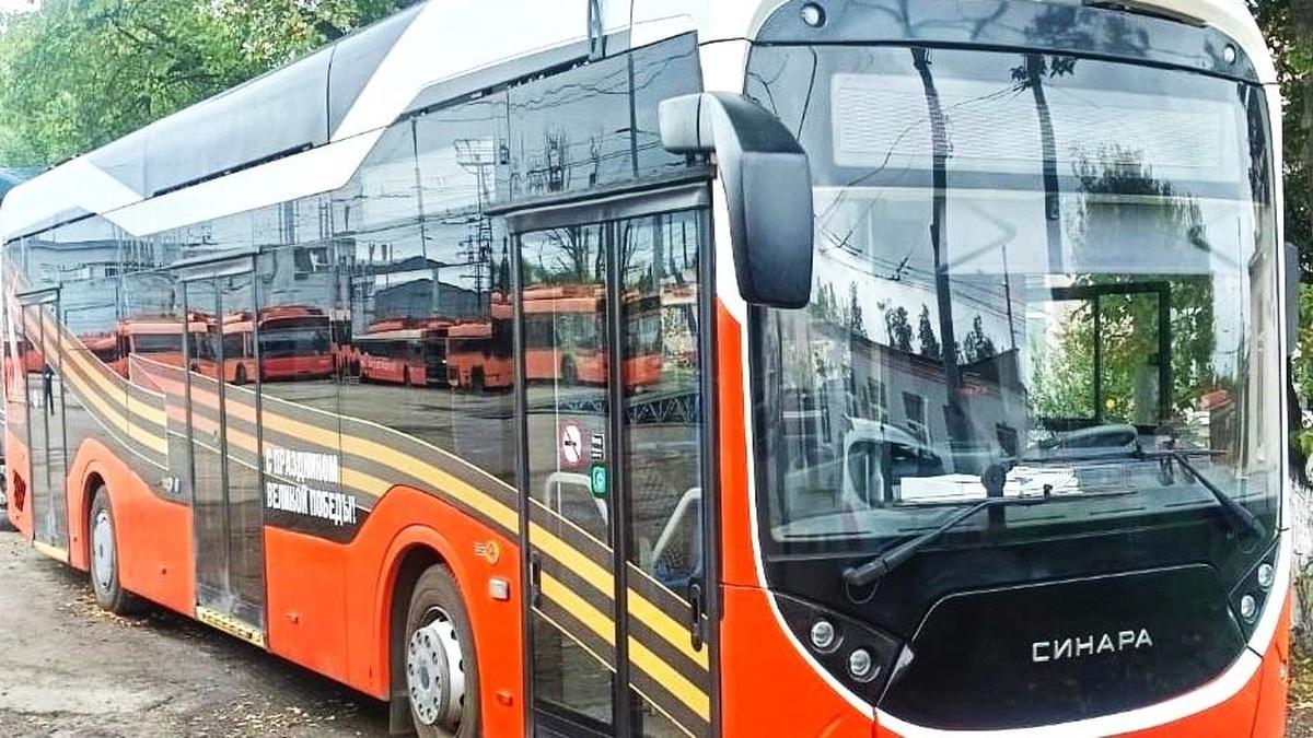 Автопарк Саранска пополнился современным троллейбусом