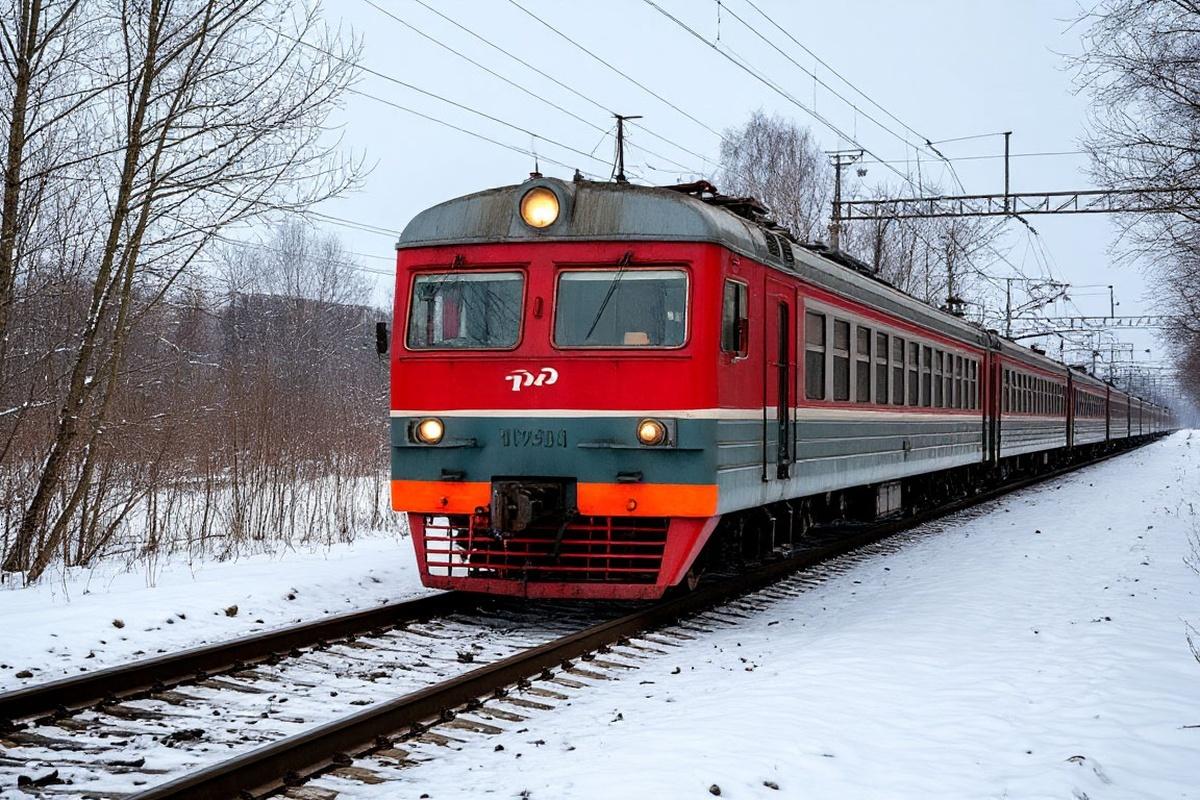 На железнодорожном переезде в Алтайском крае поезд врезался в легковую машину