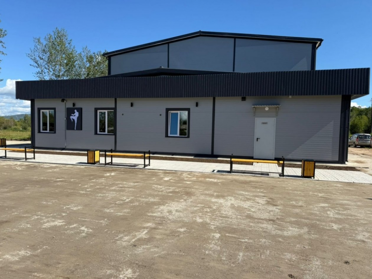 В Забайкалье построили модульный спортзал в лагере «Байрус»