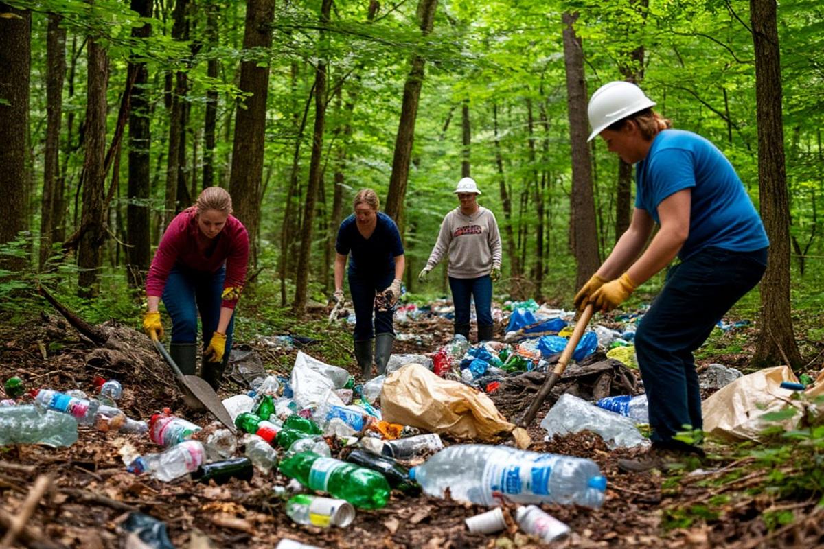 Биолог обнаружил в лесах Калининградской области свалки оставленные отдыхающими