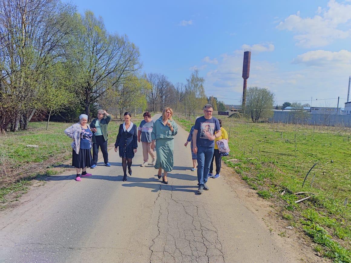 В ходе повторного визита в село Барково Городского округа Пушкинский состоялась встреча с местными жителями