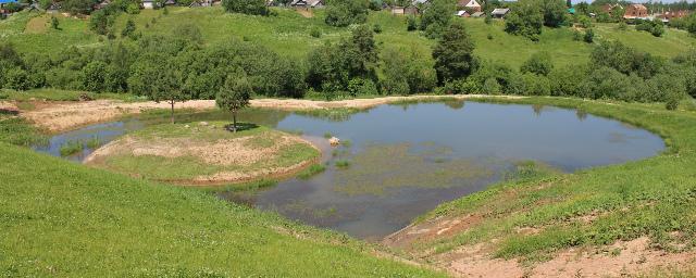 В Калуге сохранят уникальный пруд в форме сердца