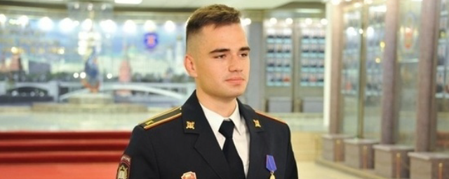 Рязанского курсанта наградили за задержание подозреваемого в убийстве