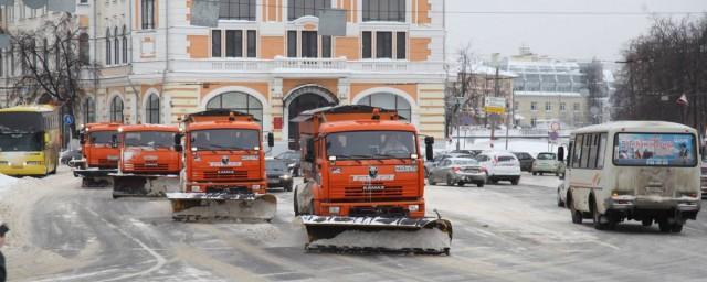 За первые 10 дней зимы с улиц Нижнего Новгорода вывезено более 53 тысяч кубометров снега