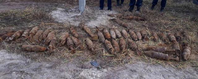 В Дзержинске в земле обнаружили 40 противотанковых снарядов