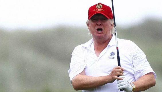 Во время игры в гольф Трамп заявил, что ненавидит эту «чёртову дыру»