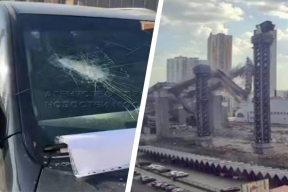 В Красногорске вновь обрушились конструкции бывшего «Снежкома»