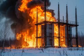 Российские военные атаковали крупнейшую в Европе электроподстанцию на 750 кВ