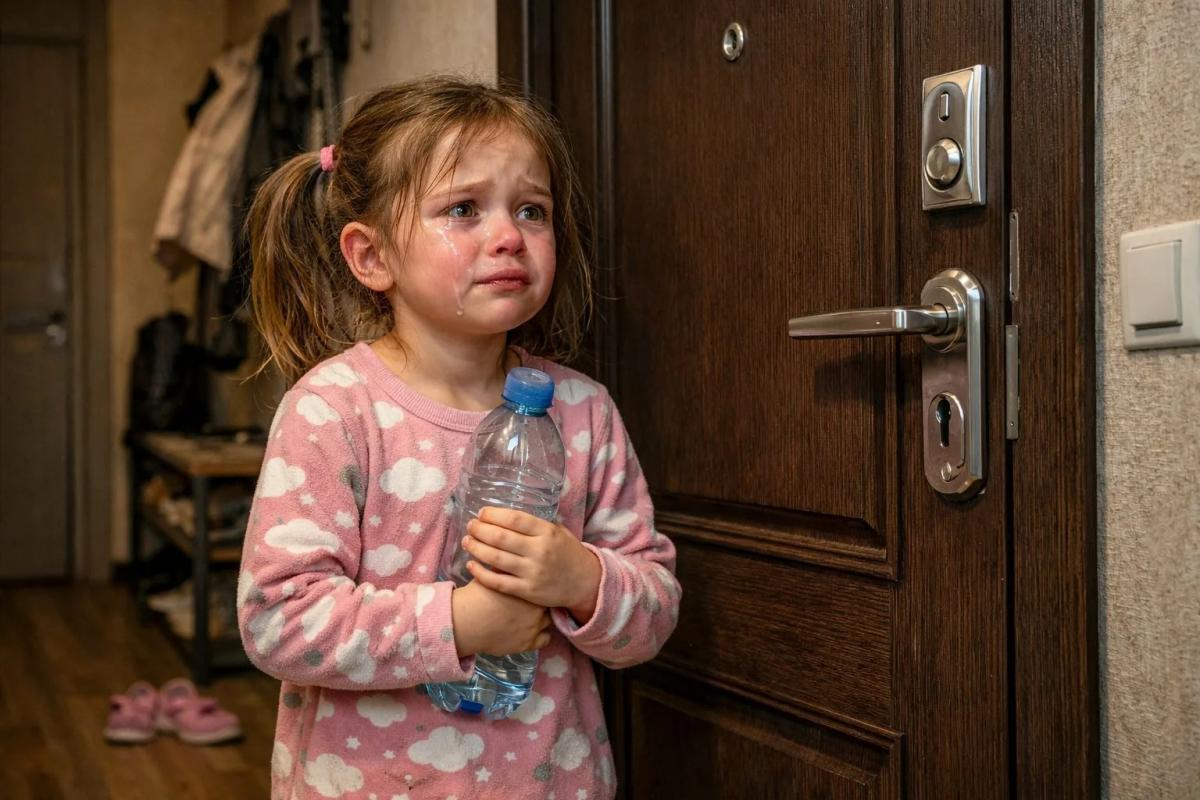 Просит покушать у прохожих с балкона. Россиянка оставляет ребенка одного на двое суток с бутылкой