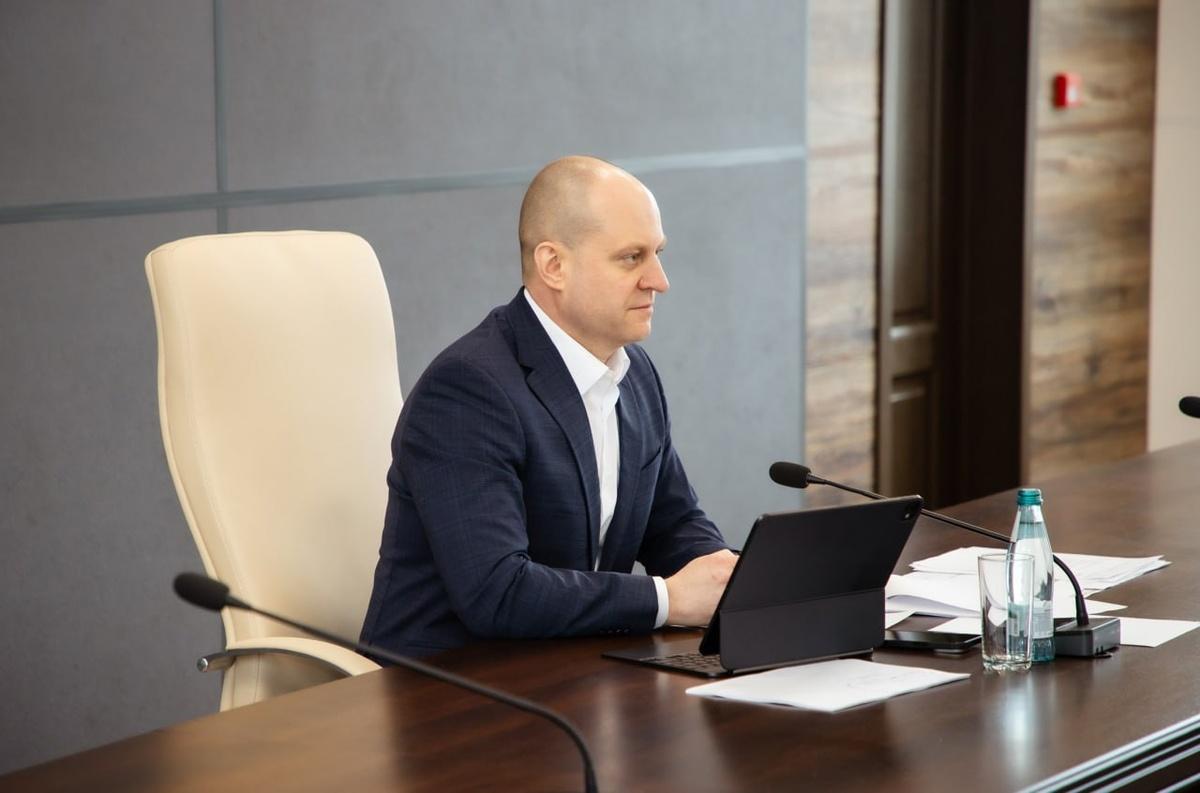 Глава Городского округа Пушкинский Максим Красноцветов провел еженедельное совещание