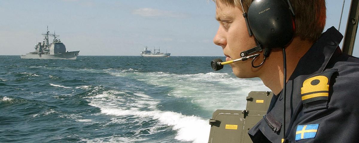 Минобороны Швеции обвинило военные корабли РФ в нарушении границы