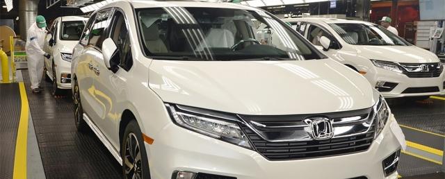 Honda запустила серийное производство Odyssey нового поколения