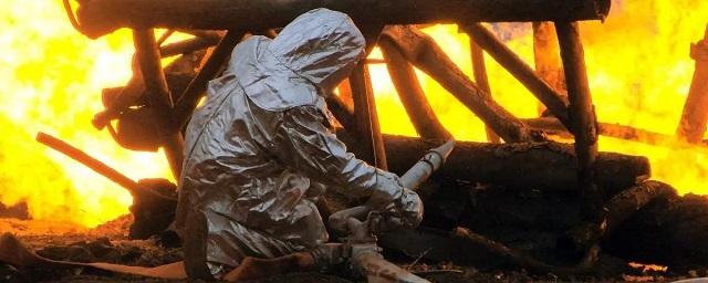 Законсервированная нефтяная скважина загорелась в Дагестане