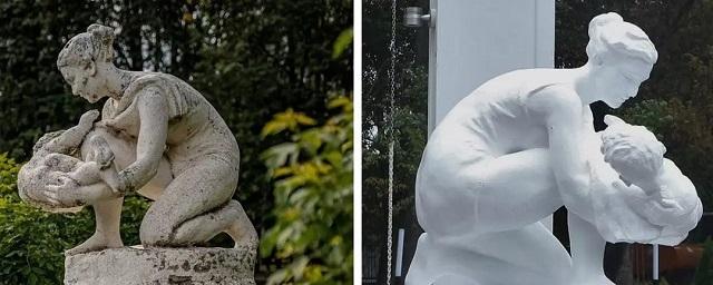 В Раменском восстановили скульптуру «Женщина с младенцем»