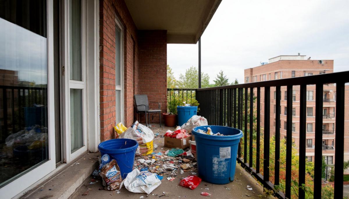 Жителей России предупредили о штрафах за неряшливое хранение вещей на балконе
