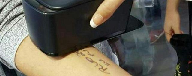 Корейцы создали принтер для печати электроники на коже человека