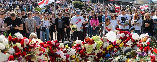 Глава МВД Белоруссии назвал причину гибели протестующего