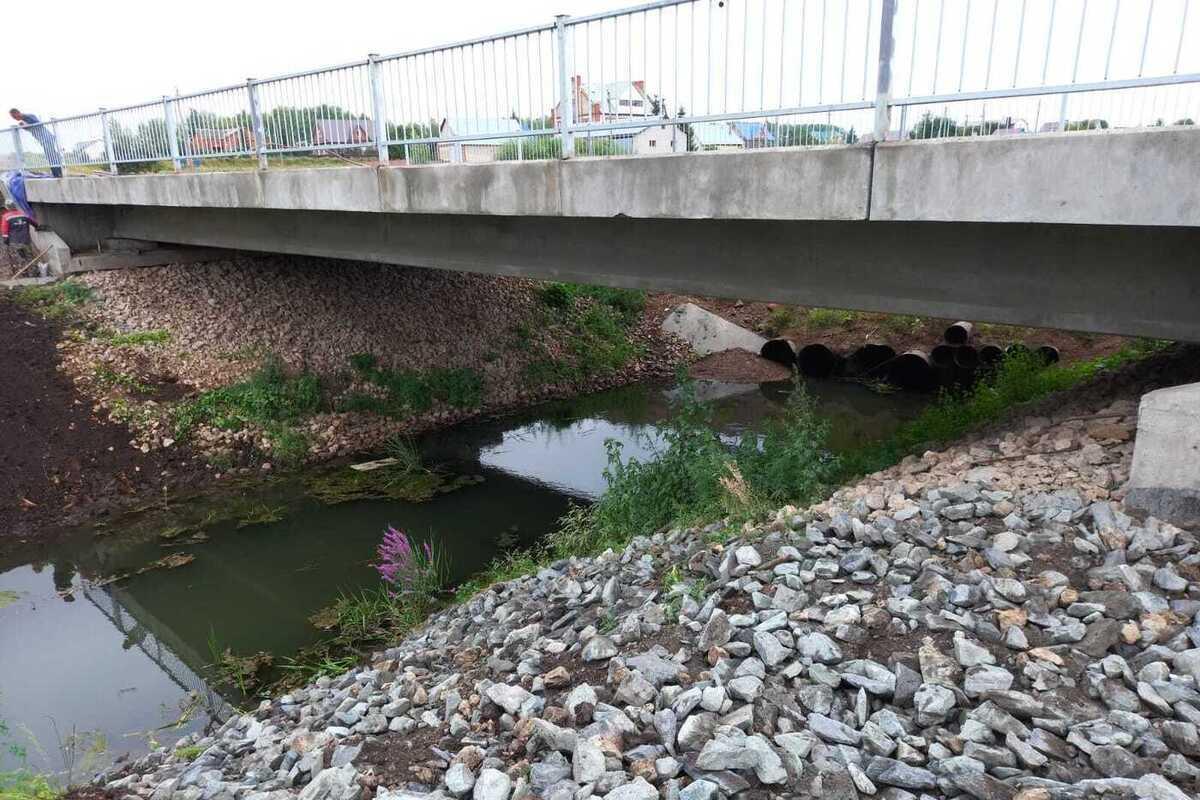 В Башкортостане проводится масштабная реконструкция моста в Давлекановском районе