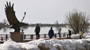 В Кургане продолжает расти уровень Тобола