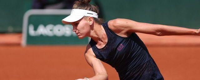 Veronika Kudermetova made it to the quarterfinals of Roland Garros