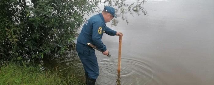 Уровень воды в реке Киренге превысил критическую отметку на один сантиметр