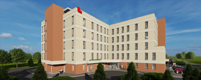 В Пушкине приступили к строительству детской поликлиники в проезде Розанова