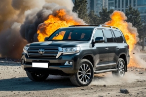 Взрыв внедорожника в Новой Москве: очевидцы говорят о запахе газа