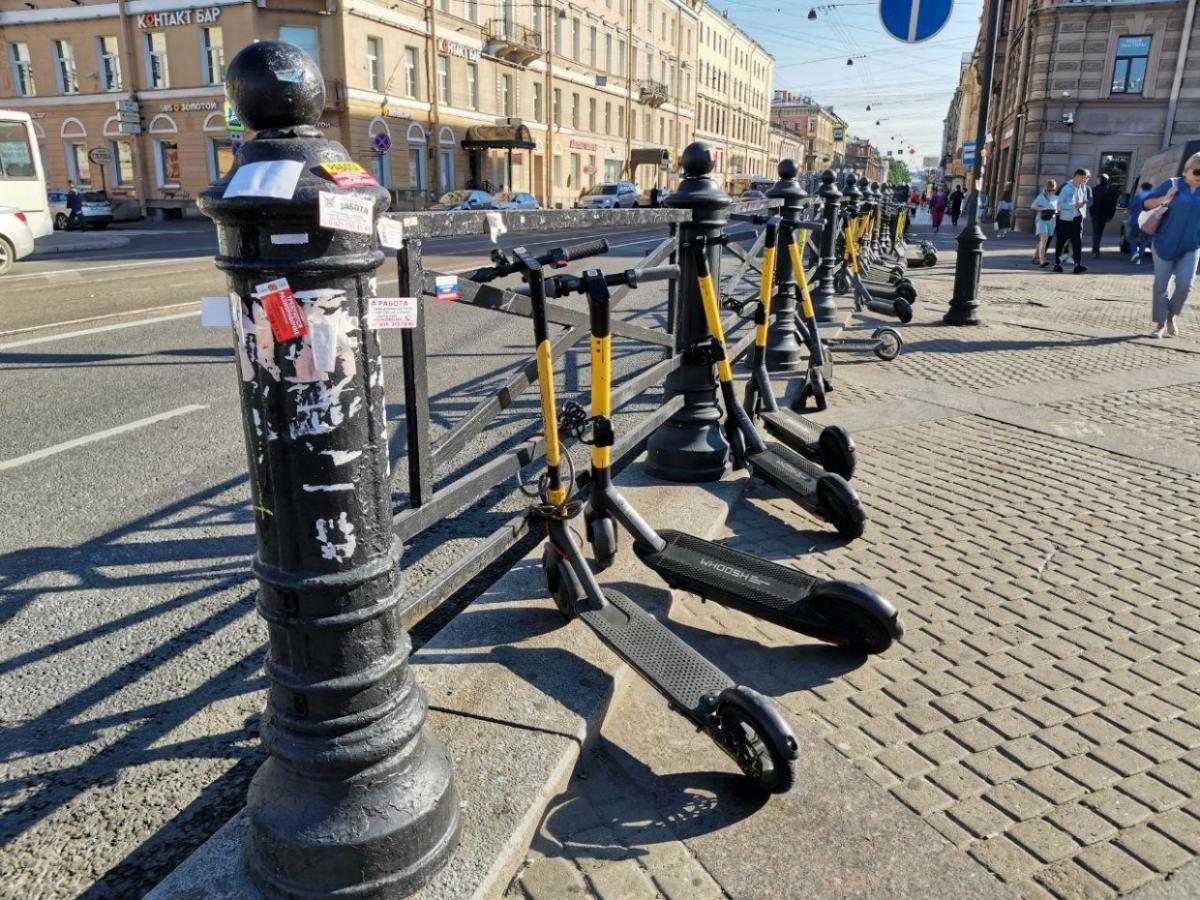 Сезон электросамокатов в Петербурге начнётся с дополнительных ограничений