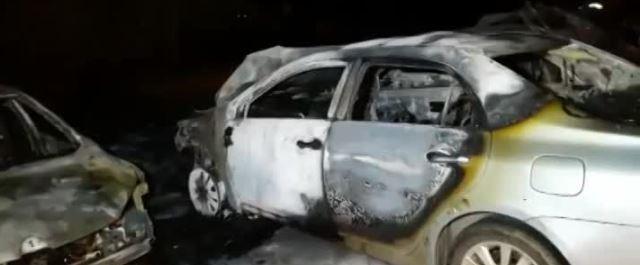 В Обнинске за ночь сгорели пять автомобилей