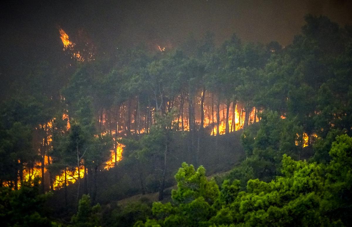 Greek authorities evacuated 70,000 tourists from Rhodes due to fires