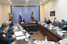 Губернатор Андрей Травников поблагодарил атаманов Сибирского казачьего войска за эффективную работу по патриотическому воспитанию молодежи