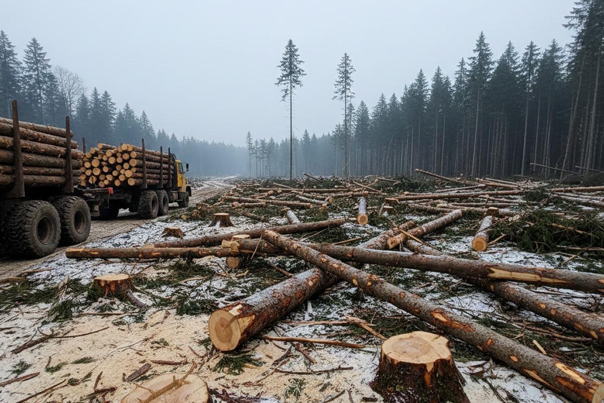 Томич предстанет перед судом за контрабанду 600 кубометров леса через Новосибирск