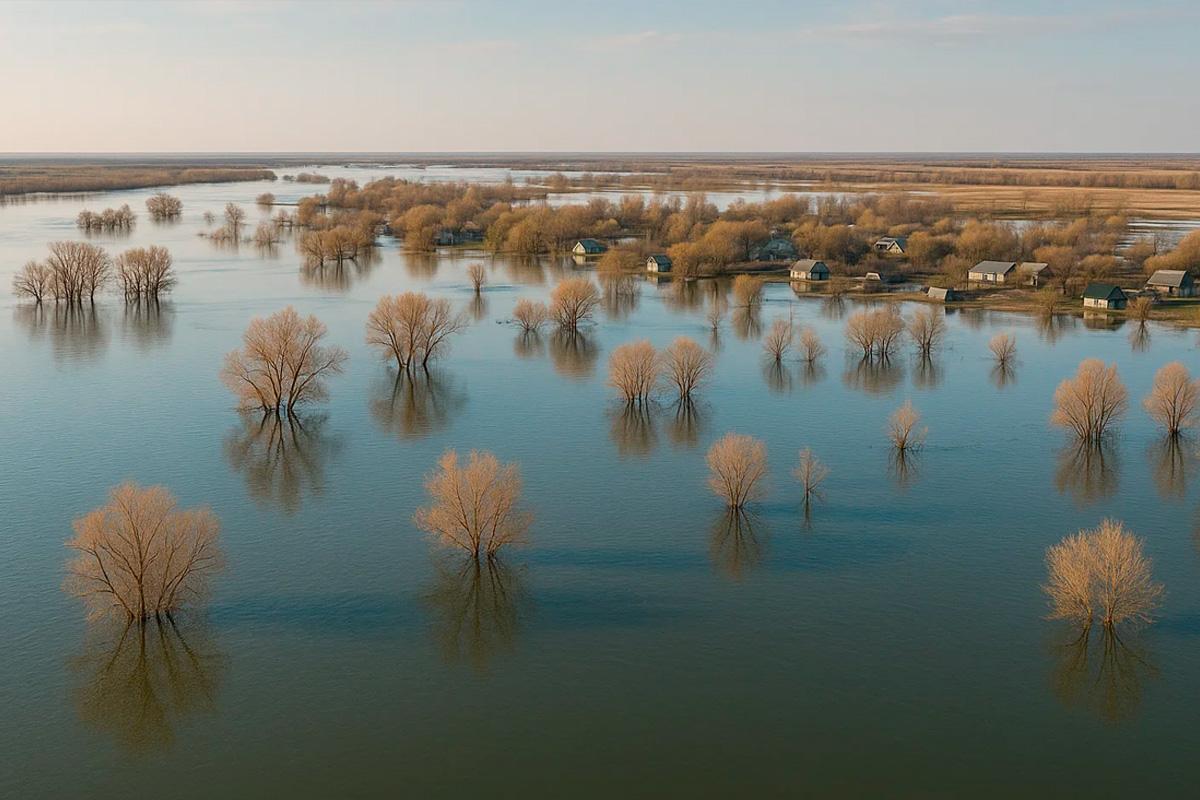 Весенний паводок завершился в Астраханской области