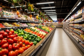 В Кемерове двое мужчин попытались похитить из гипермаркета товары