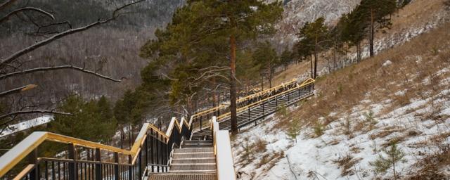 Красноярская лестница на Торгашинский хребет попала в Книгу рекордов России