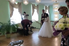 В Красноярском крае прошла необычная свадьба с участием робопса